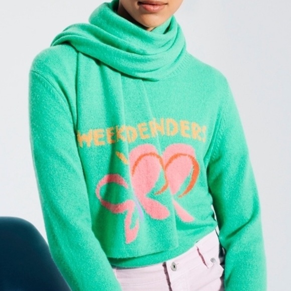 NWOT Weekend Max Mara Label-cut 100% Cashmere Sweater Size:Small US4 Fall/Winter - Picture 1 of 14